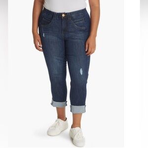 Democracy CoolMax High Rise Cuffed Slim Straight Jean